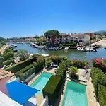 Maison 4 à Port Avec Piscine Et Amarrage Privé - Fr-1-868-18 *